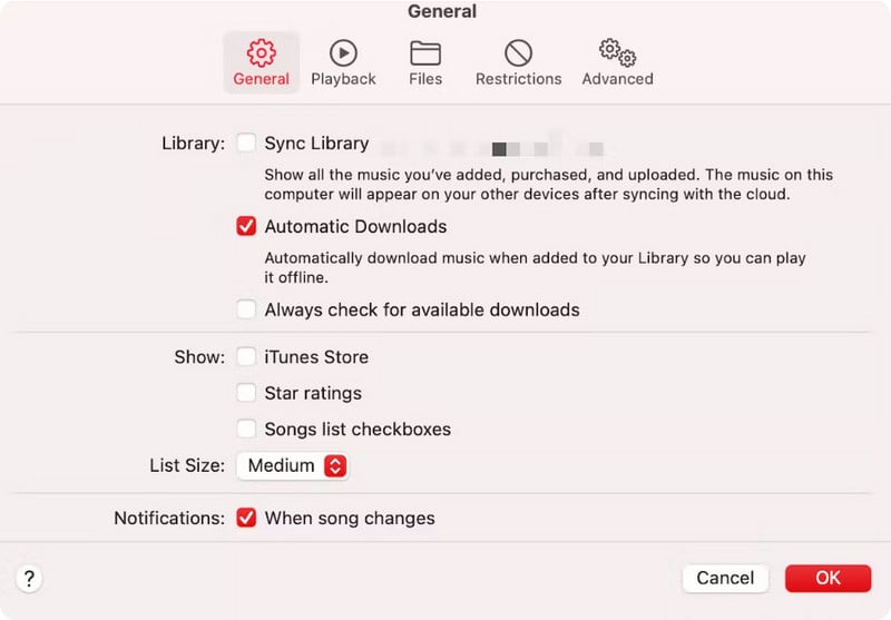 =automatically download music added to library