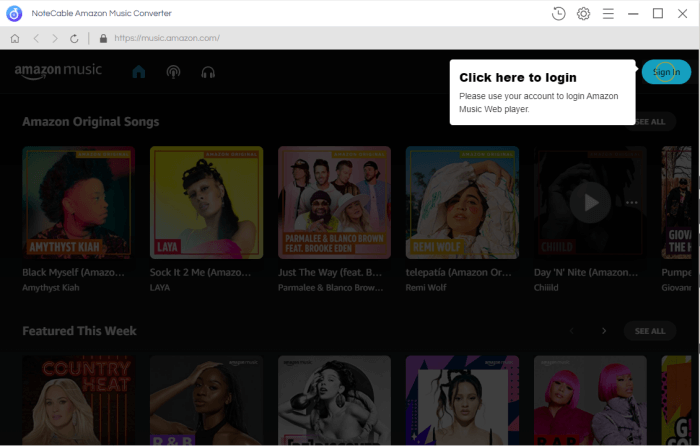 log in with account