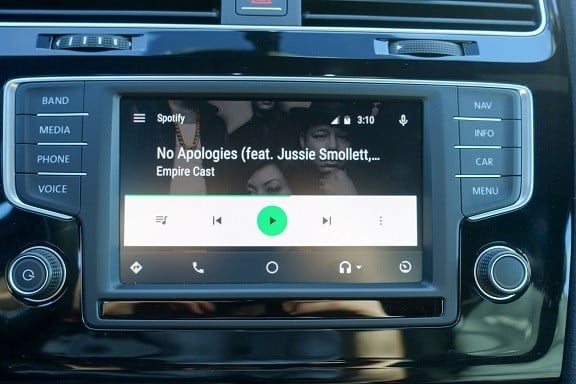 play spotify on android auto