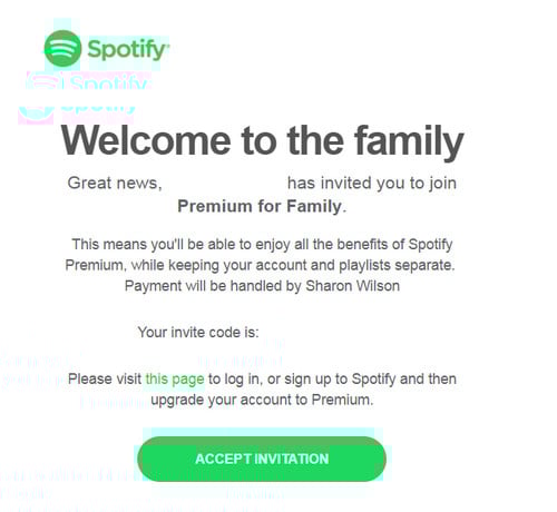 join spotify premium family plan