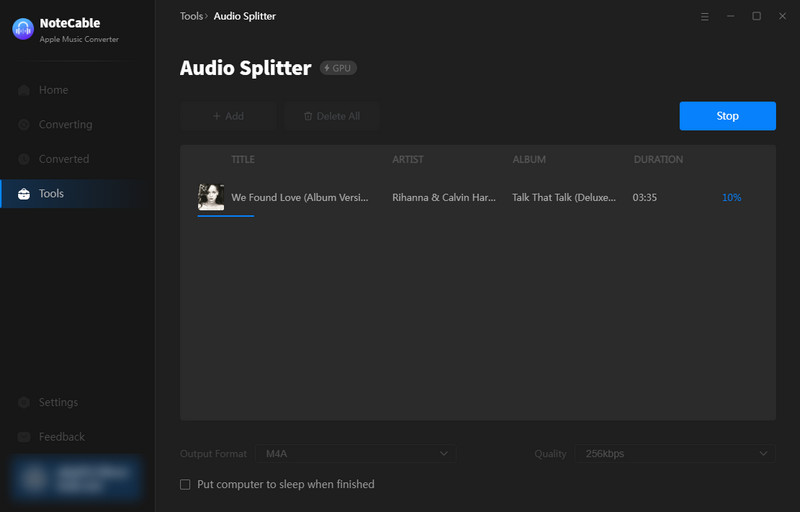 ai audio splitter