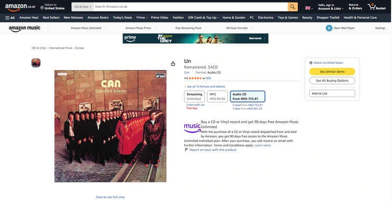 amazon music free 3 months in uk