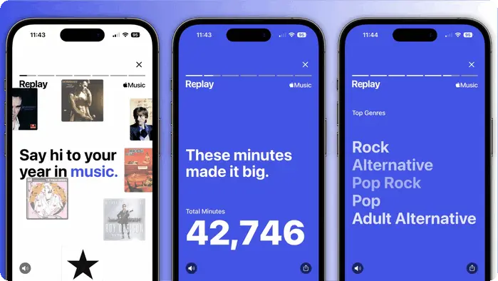 apple music replay highlight reel