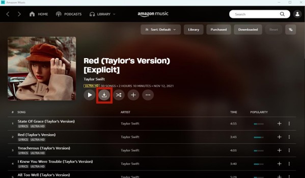 download amazon music on pc