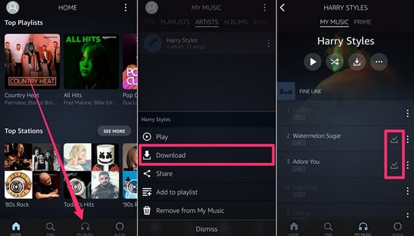 download amazon unlimited music to iphone