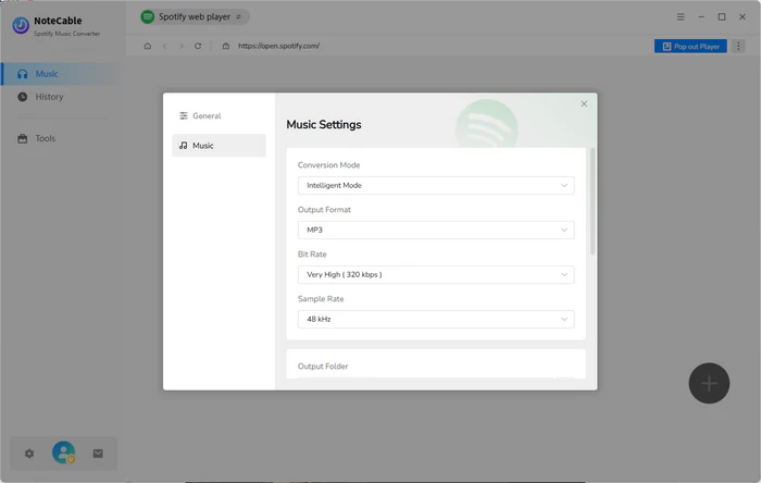 set lossless MP3 output