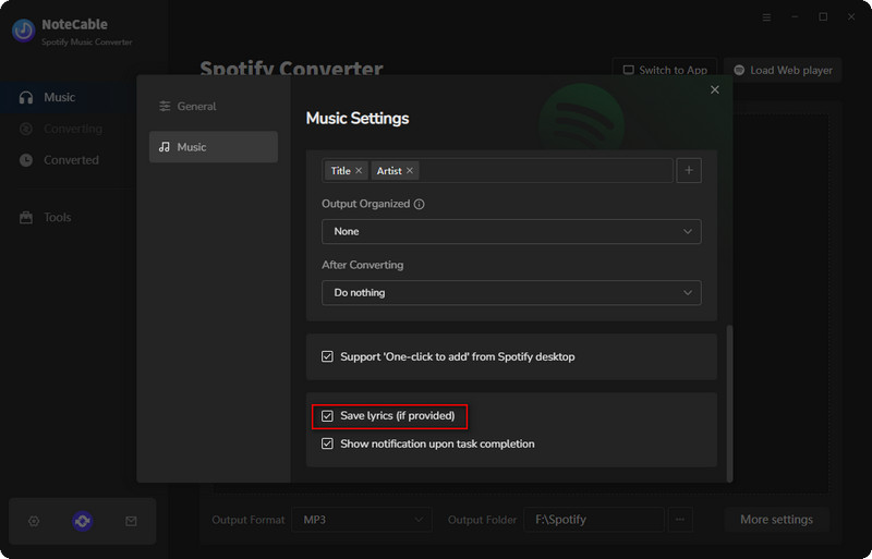 custmize the output parameters
