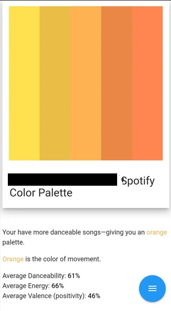 orange color palette