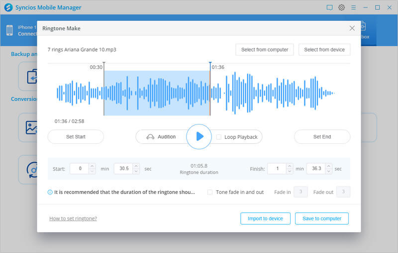 set spotify music as iphone ringtone