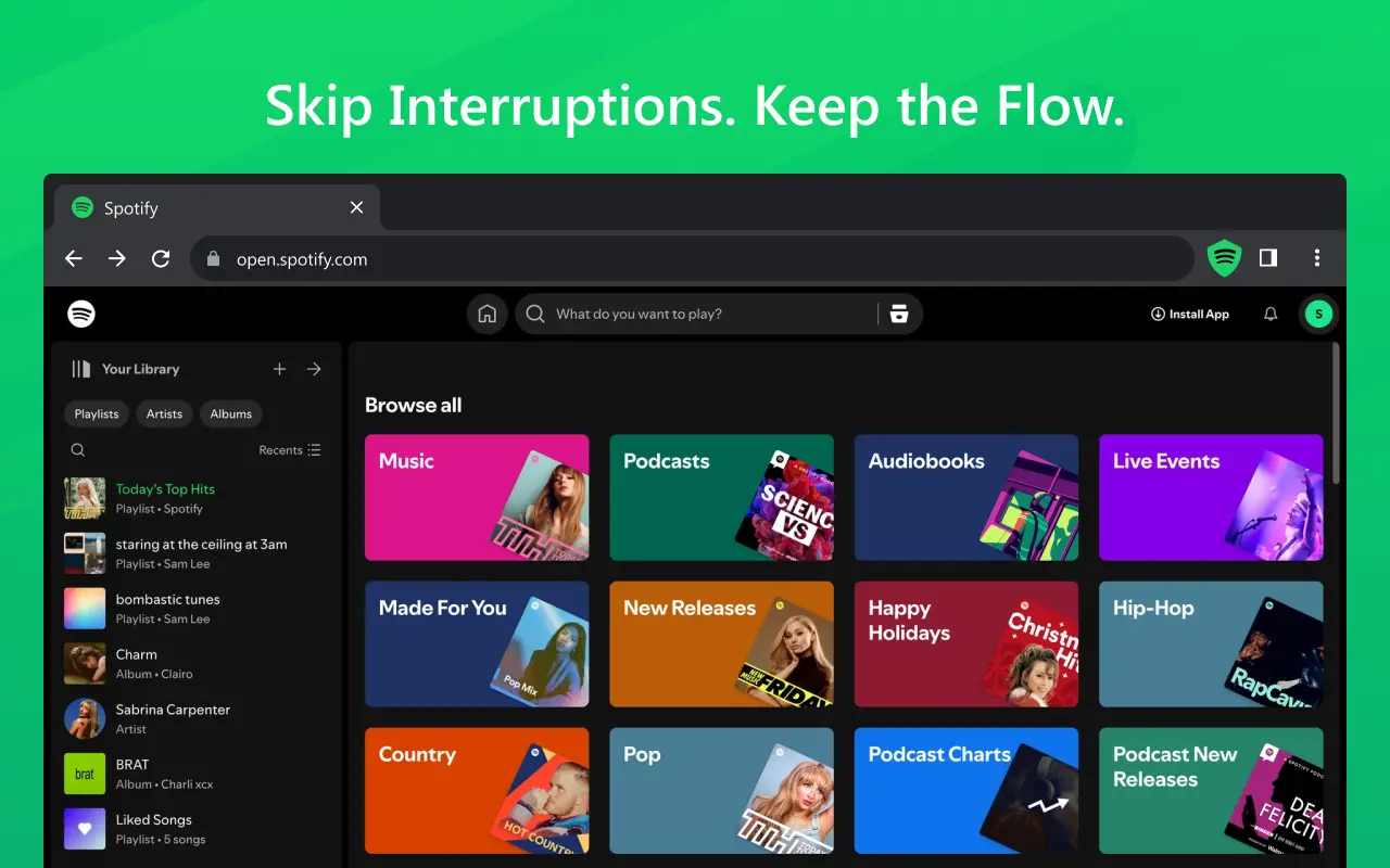 spotiblock