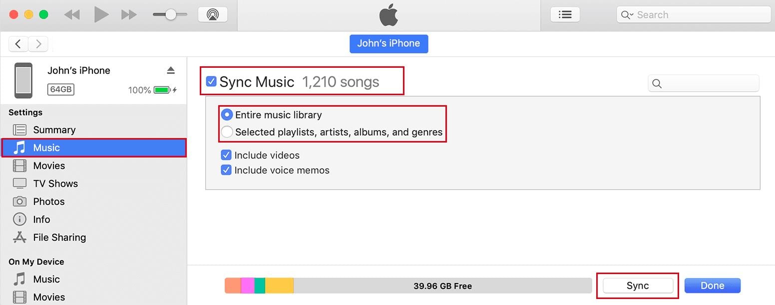 sync amazon amazon music to iphone via itunes