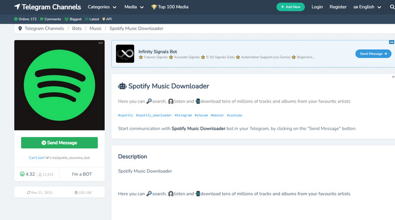 telegram spotify music downloader