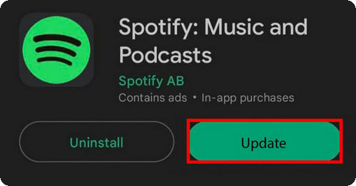 update spotify