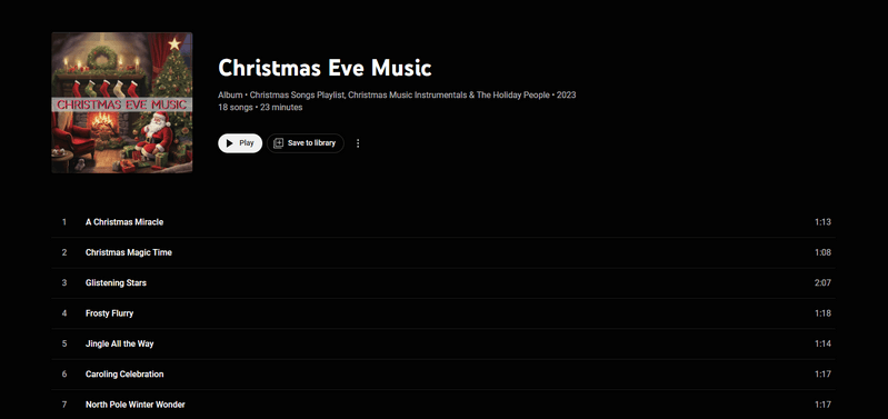 youtube music christmas playlist