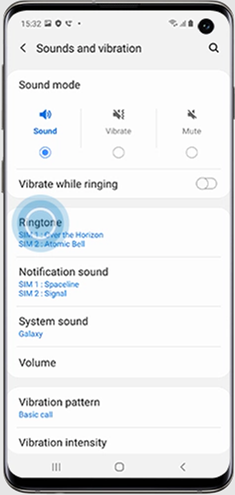 set ringtone for android