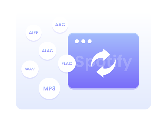 download music to MP3, AAC, FLAC, WAV, ALAC and AIFF
