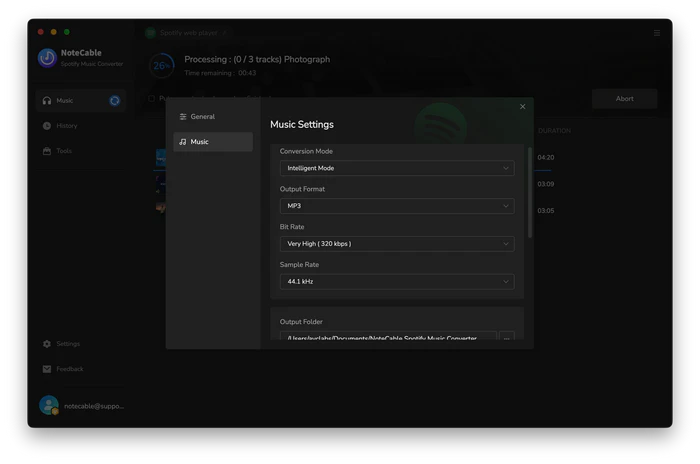 custmize the output parameters