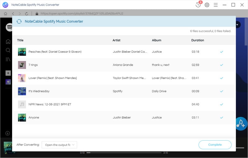 converting spotify music to iphone supported format