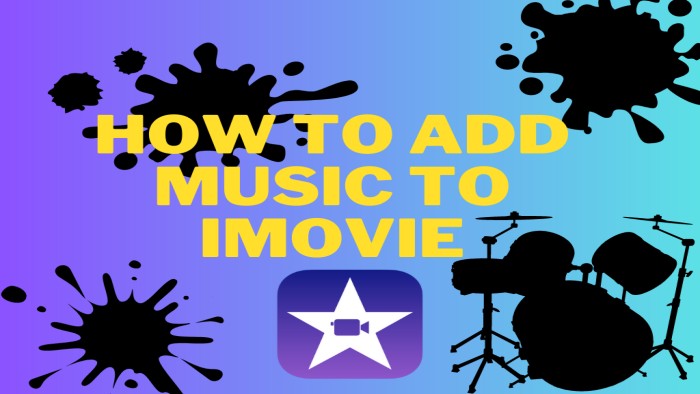 add music to imovie