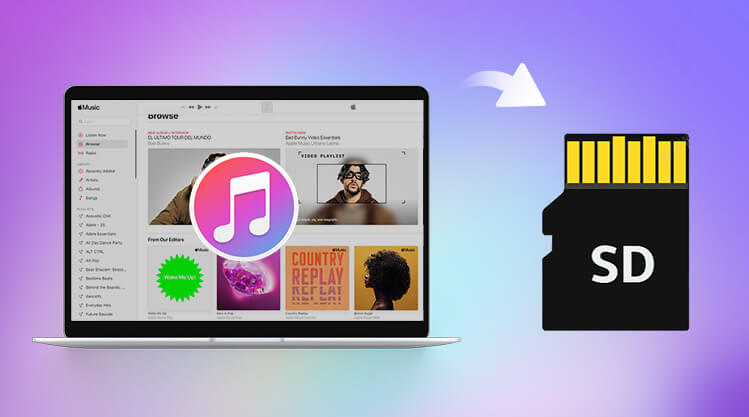 download apple music to sd card