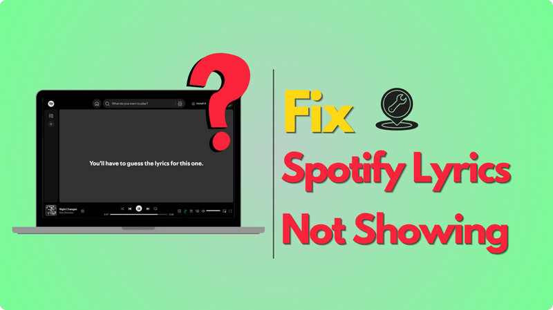 fix spotify lyrics not showing