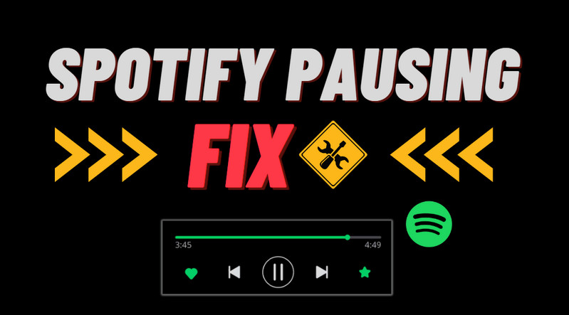 fix spotify keeping pausing