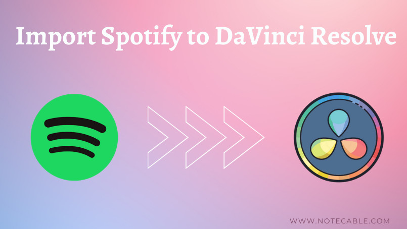 import spotify music to davinci resolve