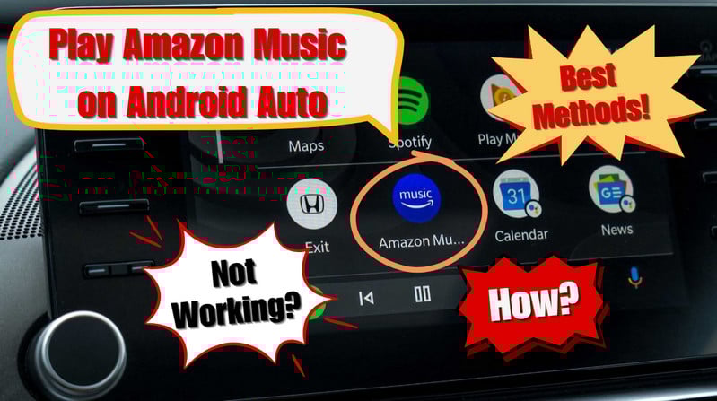how to play amazon music on android auto