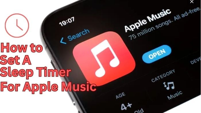 set a sleep timer for apple music