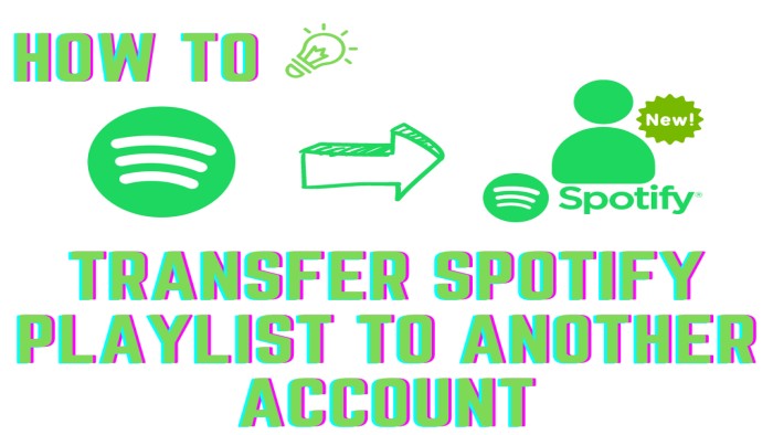 transfer spotify playlists to another account